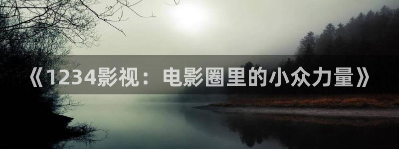 桃花影院国产木瓜影院：《1234影视：电影圈里的小众力量》