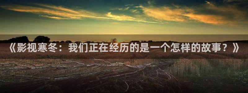 木瓜电影电影大全：《影视寒冬：我们正在经历的是一个怎样的故事？》